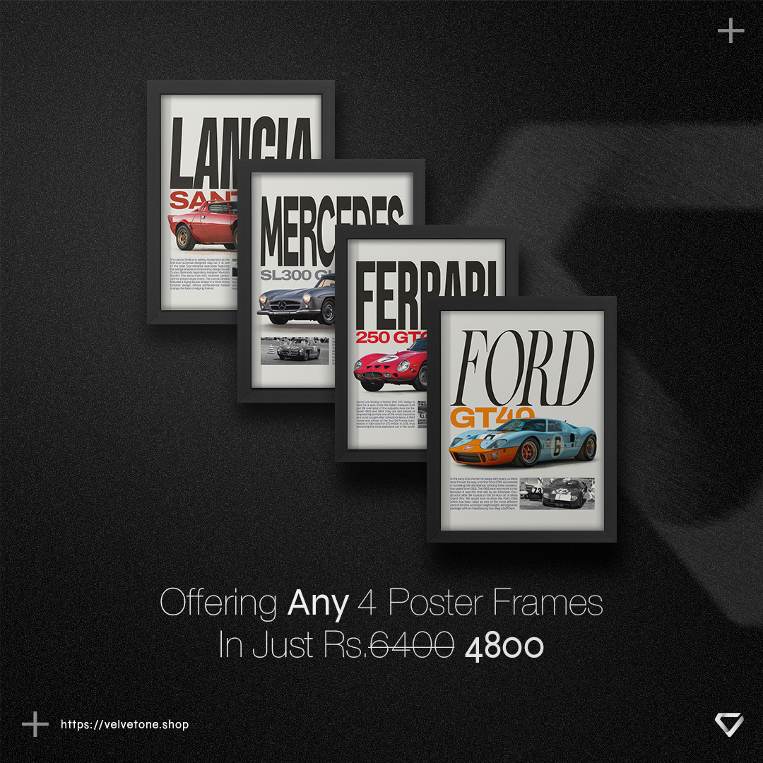 4 Poster Frames - Bundle F