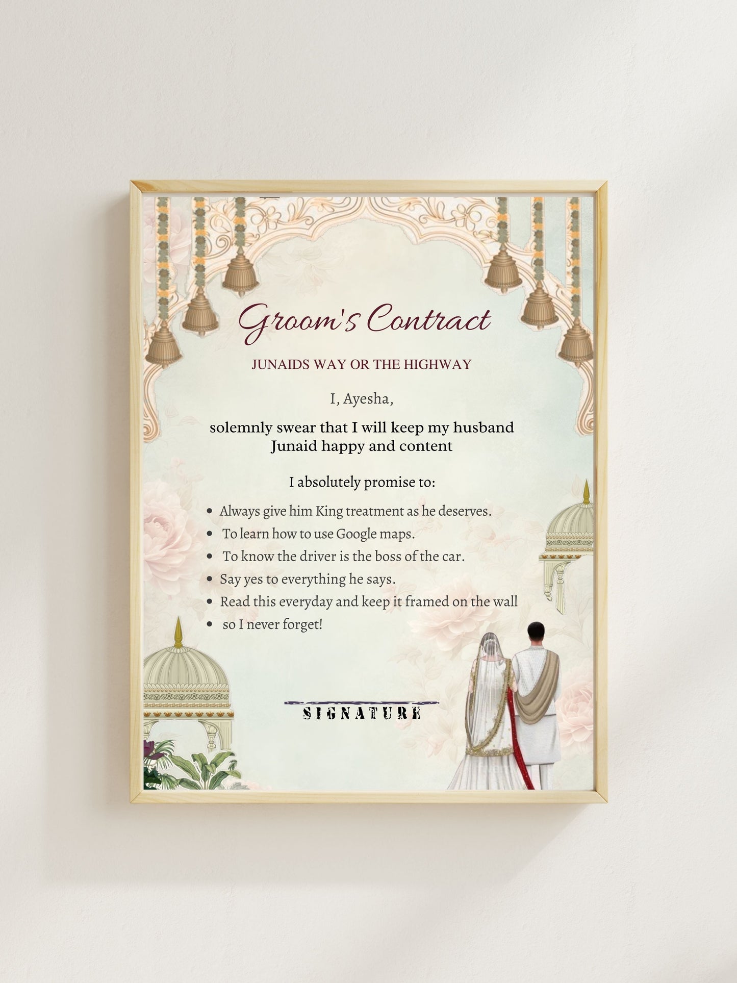 Grooms Contract