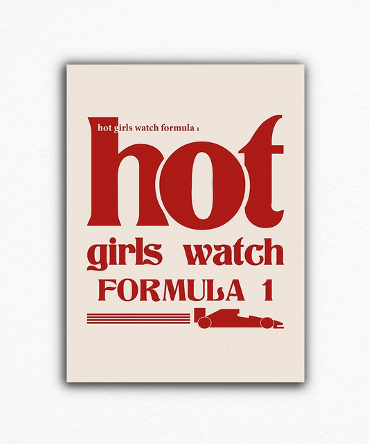 Hot girls watch formula 1